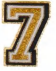 GOLD NUMBER 7