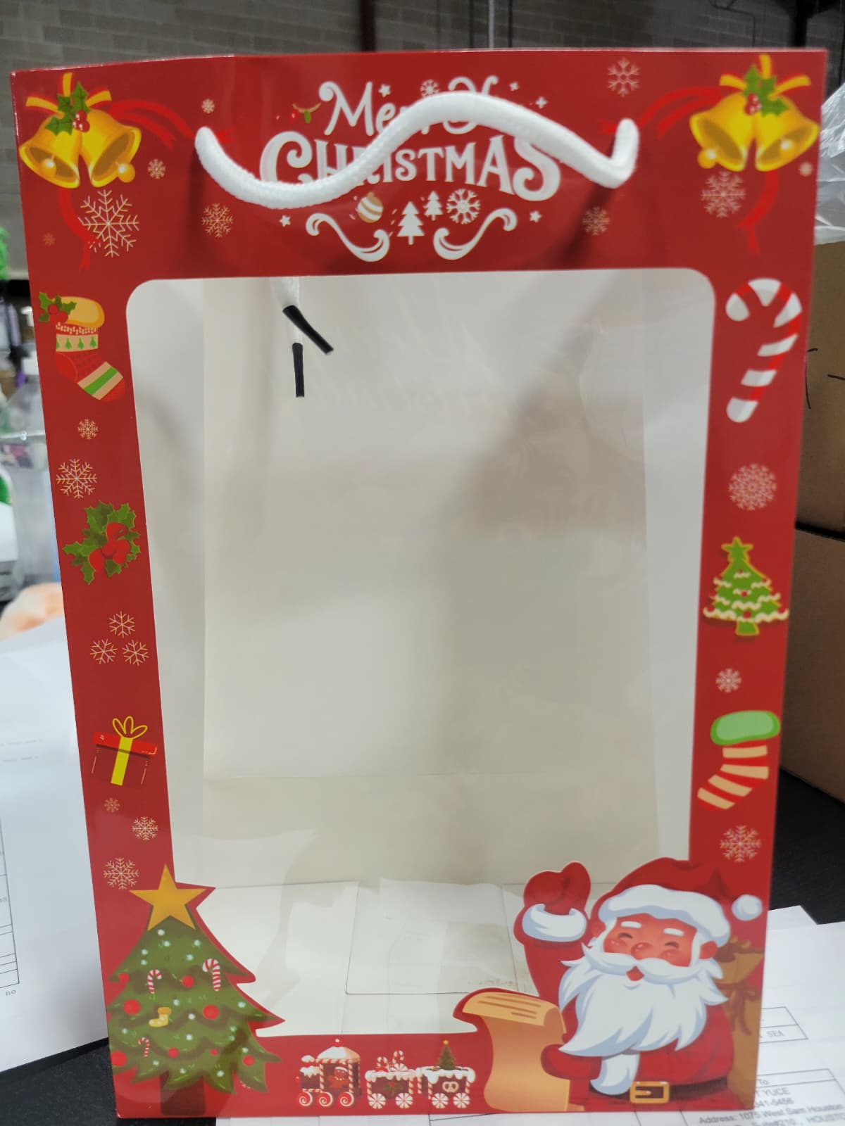 Christmas bags for bouquets