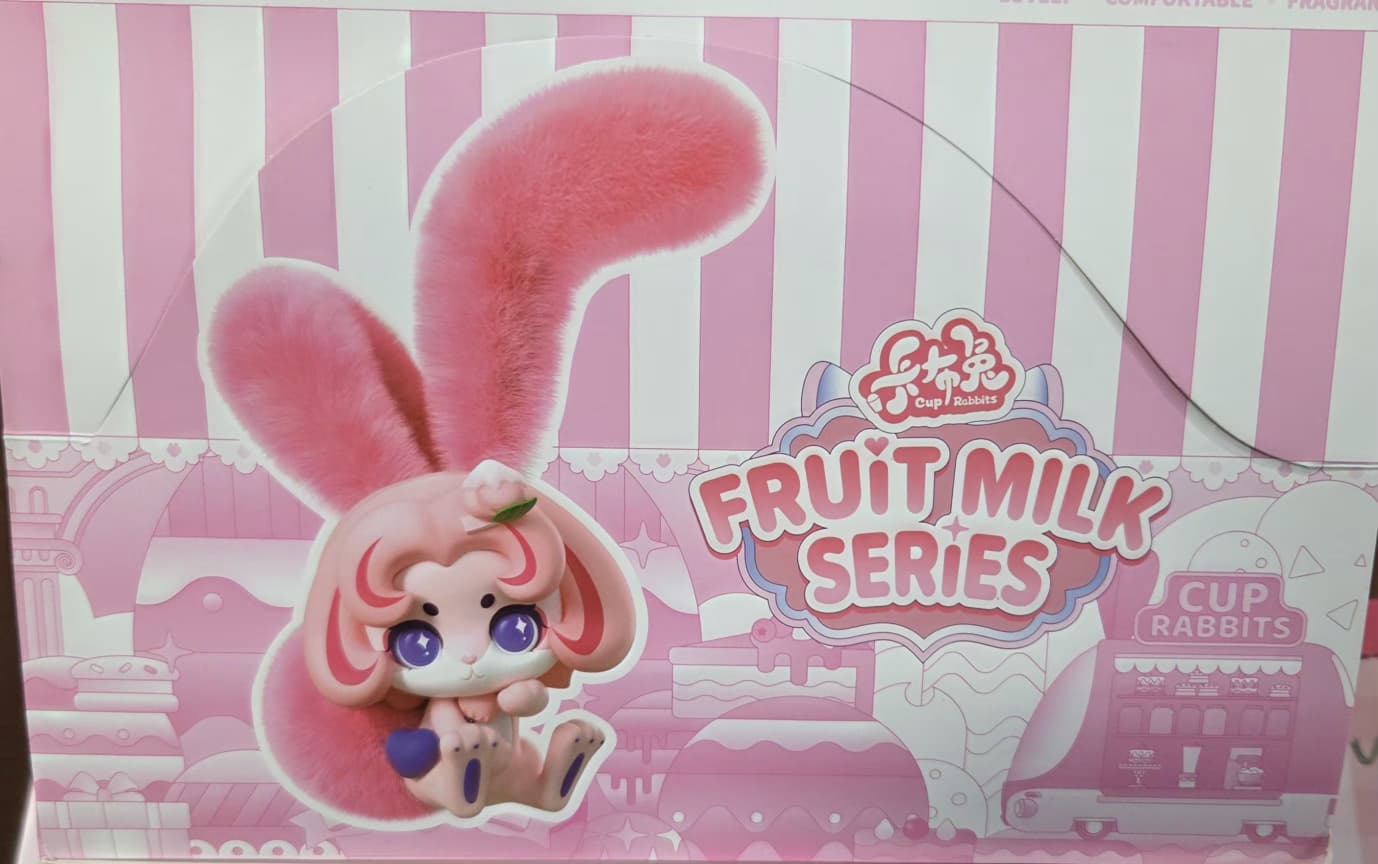 Cup Rabbits Fruit Milk Series Blind Box 6pcs