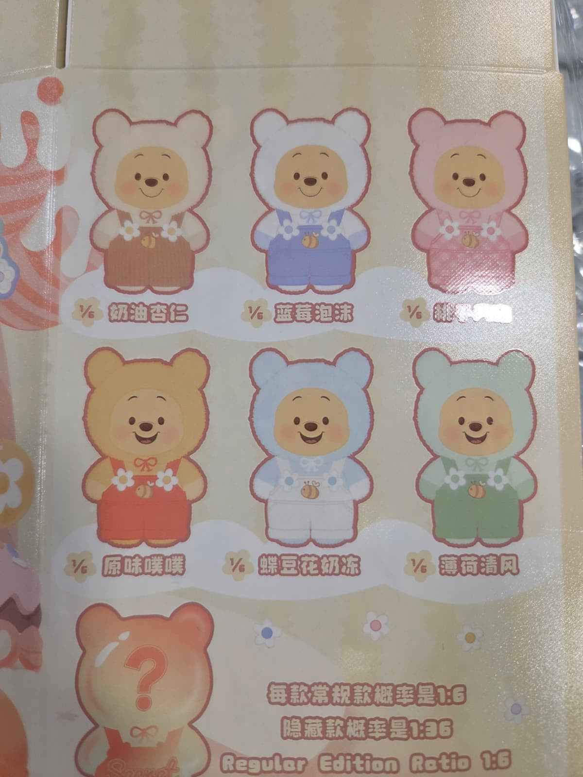 Winnie the Pooh Candy Series Plush Blind Box
