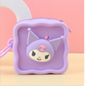 Pouch Portable Kuromi Lilac Wallet Bag