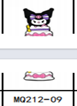 Shoe Charm Anime MQ212-09-Kuromi