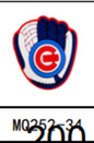 Cubs Baseball Shoe Charm
