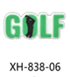 Shoe Charm Golf Logo