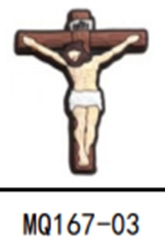 Jesus Cross Shoe Charm