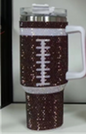 BeiCheng 40 oz Cups Brown Rhinestone  / BC-07