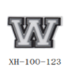 XH-100-123 / Black & White & Grey - W