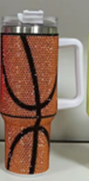 BeiCheng 40 oz Cups Basketball Rhinestone  / BC-09