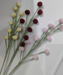 Single Flower Yellow / Purple / Pink 1