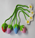 Strawberry Crochet Flower