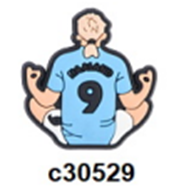 Haaland Celebration Charm