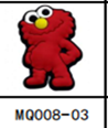 Shoe Charm Elmo Cookie Monster - Saseme Street