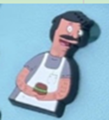Shoe Charms Moustache Man JX001