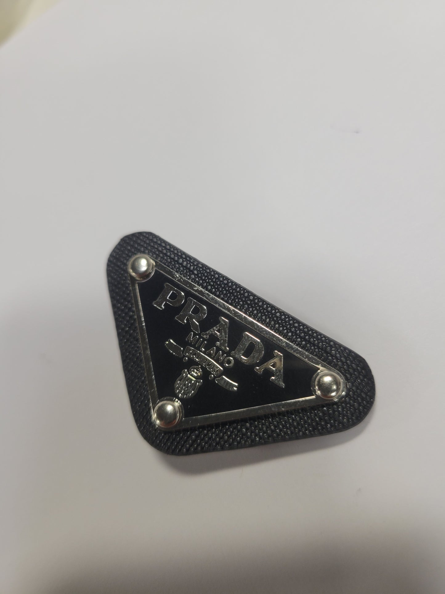 Prada Triangle Logo Charm