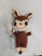 Brown Labubu doll Crochet