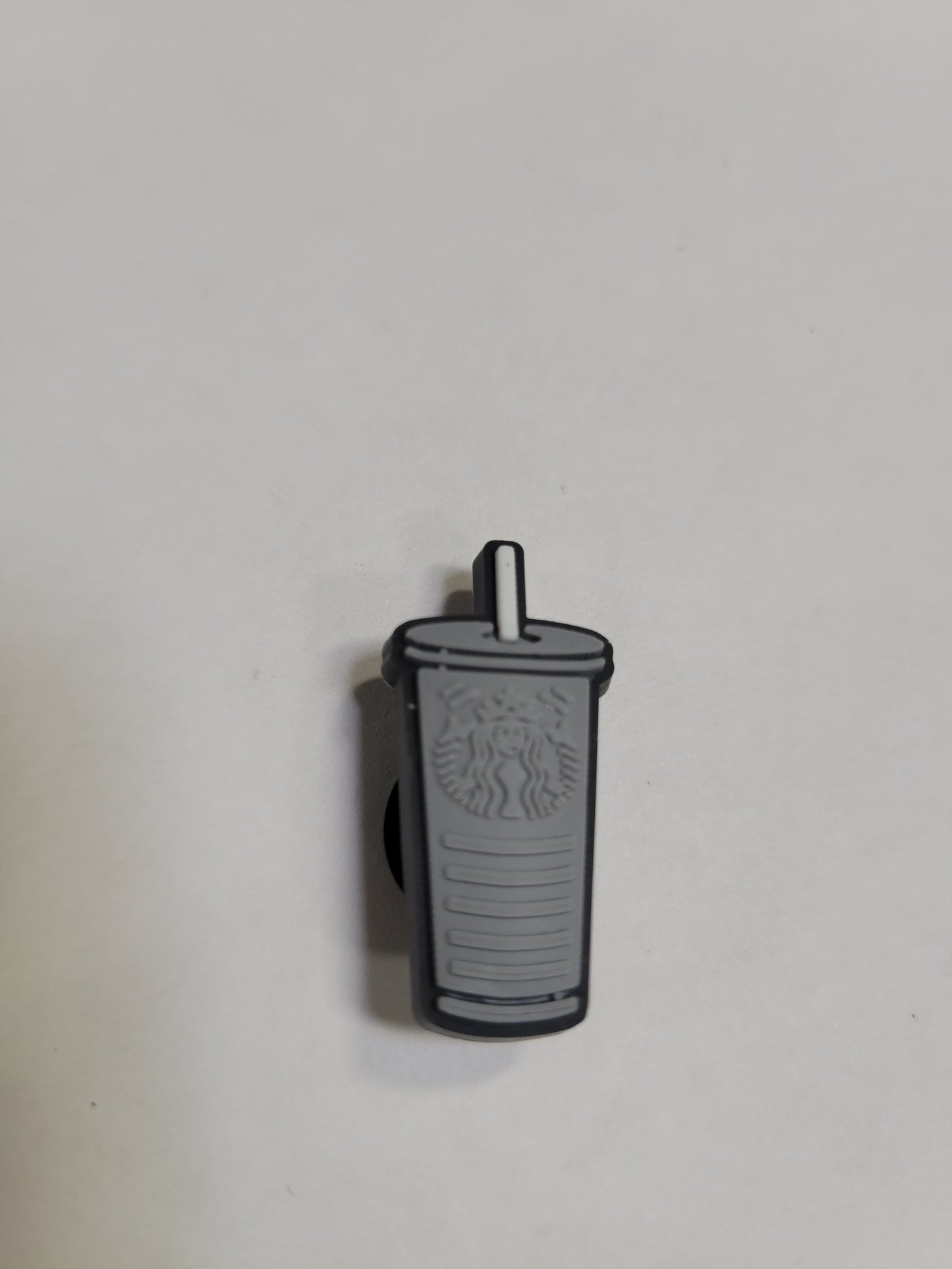 Gray Studded Tumbler Charm