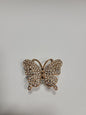 Gold Rhinestone Butterfly Charm
