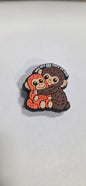 Hugging Monkeys Charm