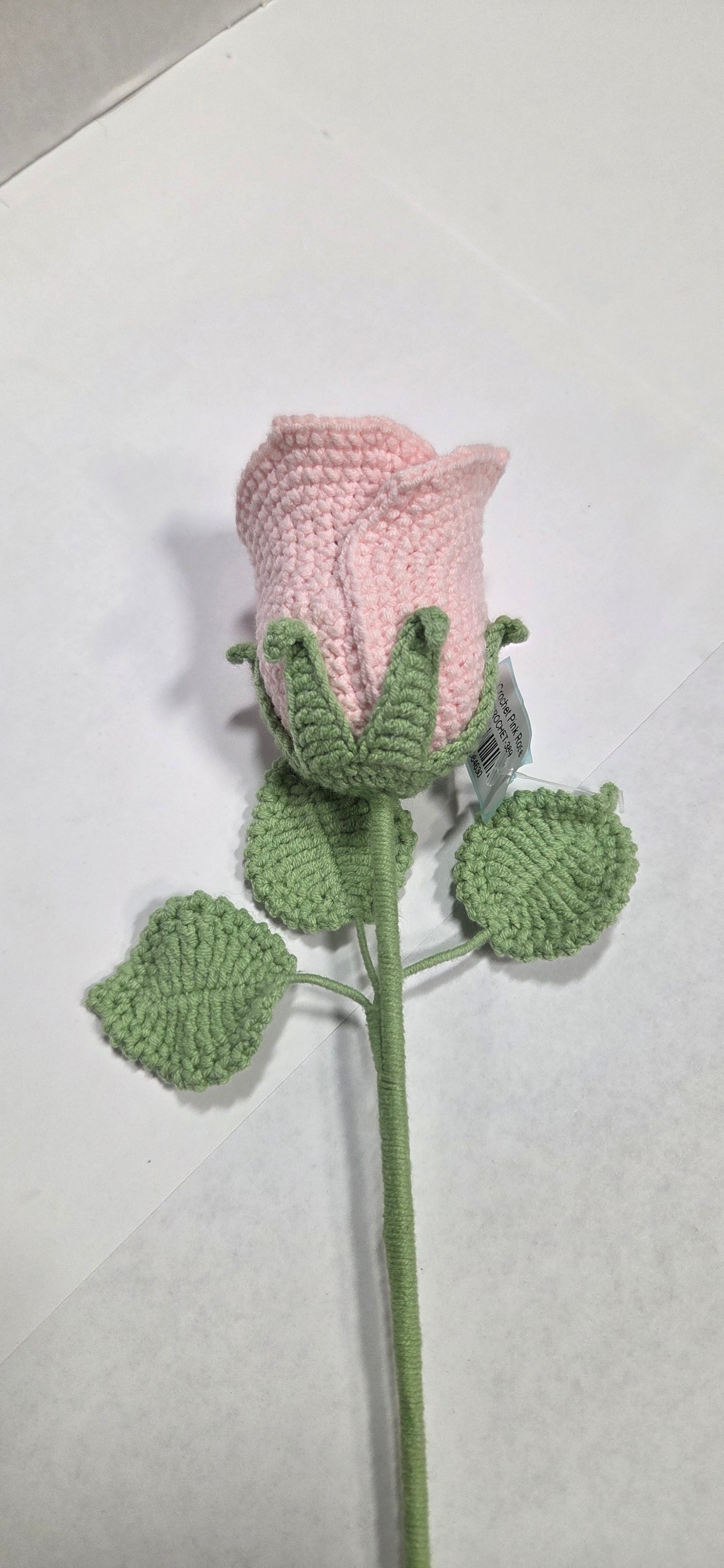Crochet Pink Rose
