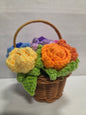 Crochet Flower Basket Mix
