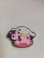 Cinnamon riding My Little Pony (Sanrio)