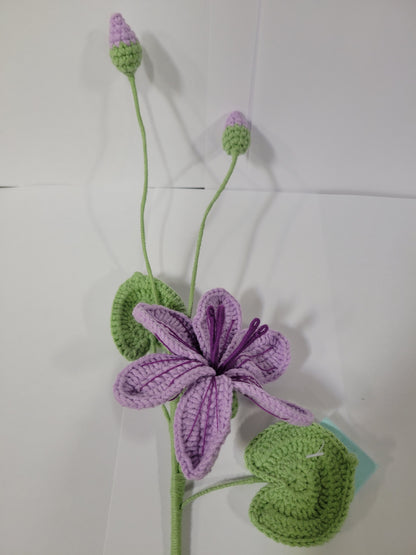 Single Flower Yellow/ Magenta