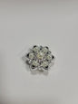 Pearl Flower Rhinestone Charm