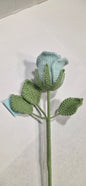 Crochet Ombre Blue Rose