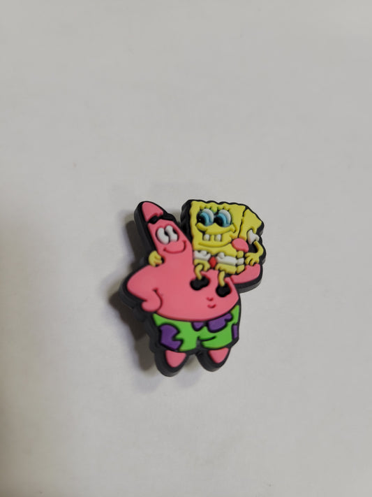 Patrick and Spongebob Best Friends Charm
