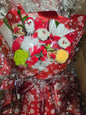 Crochet Santa Christmas Bouquet
