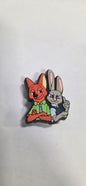 Nick Wilde and Judy Hopps Pair Charm