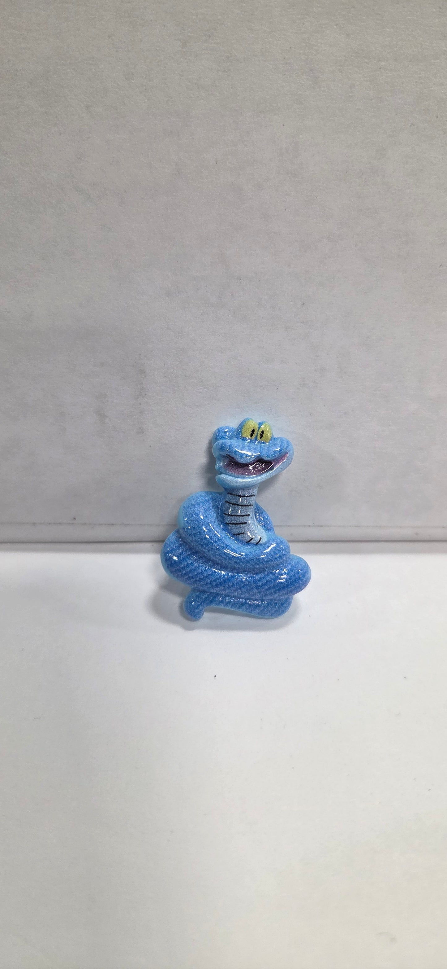 Blue Coiled Snake