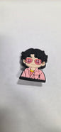 Anime Boy with Heart Glasses