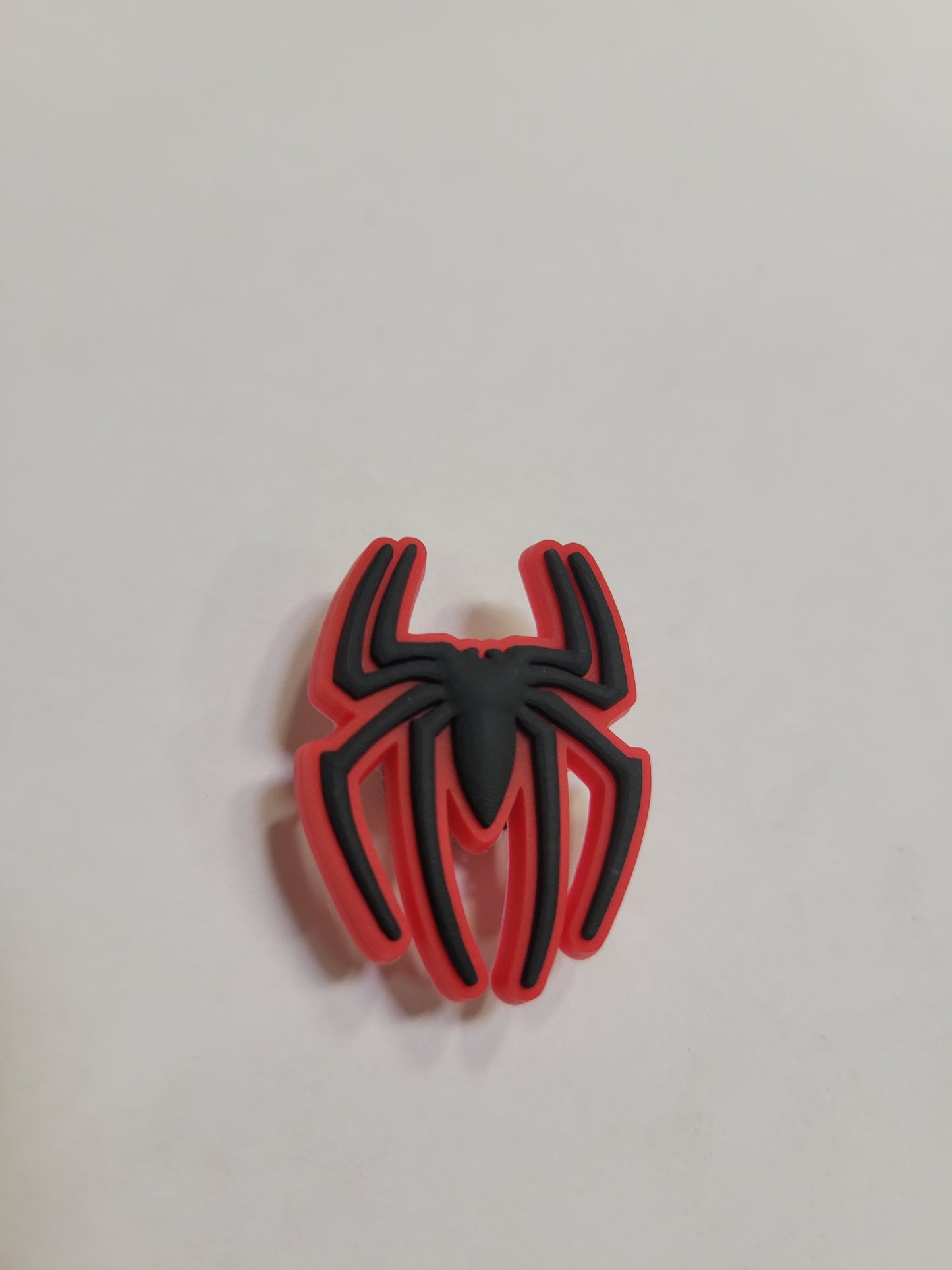 Spiderman Red and Black Logo Charm (Marvel)