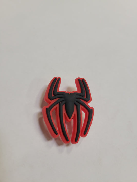 Spiderman Red and Black Logo Charm (Marvel)