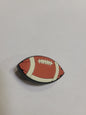 Brown Football Charm