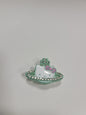Hello Kitty Green Saturn Rhinestone Charm (Sanrio)
