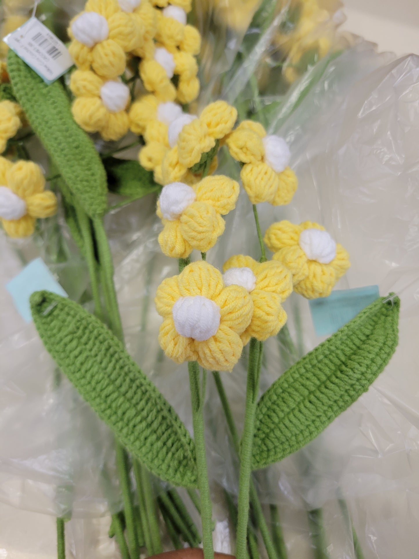Yellow Cute Crochet Flower