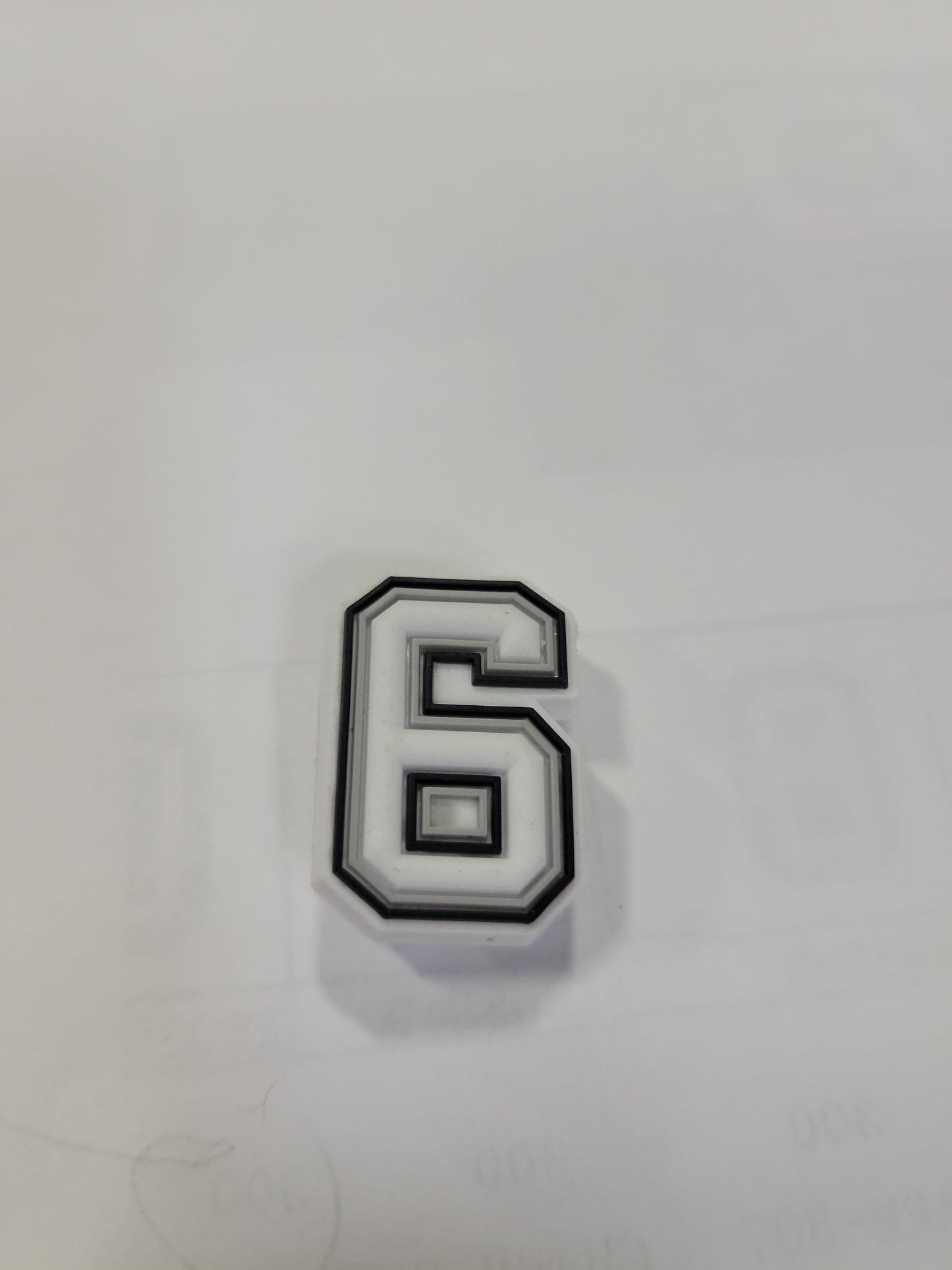 WHITE NUMBER 6