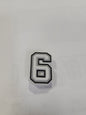WHITE NUMBER 6
