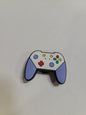 White and Blue Controller Charm