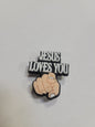 Jesus Loves You Charm