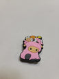 Cow with Easter Bonnet Charm