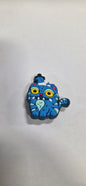 Blue Striped Monster Cat