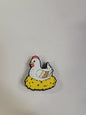 Chicken in a Nest Charm