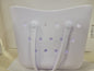 Hand Bag with Holes White