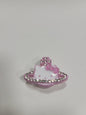 Hello Kitty Pink Saturn Rhinestone Charm (Sanrio)