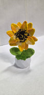 Crochet Sunflower Potted Plant