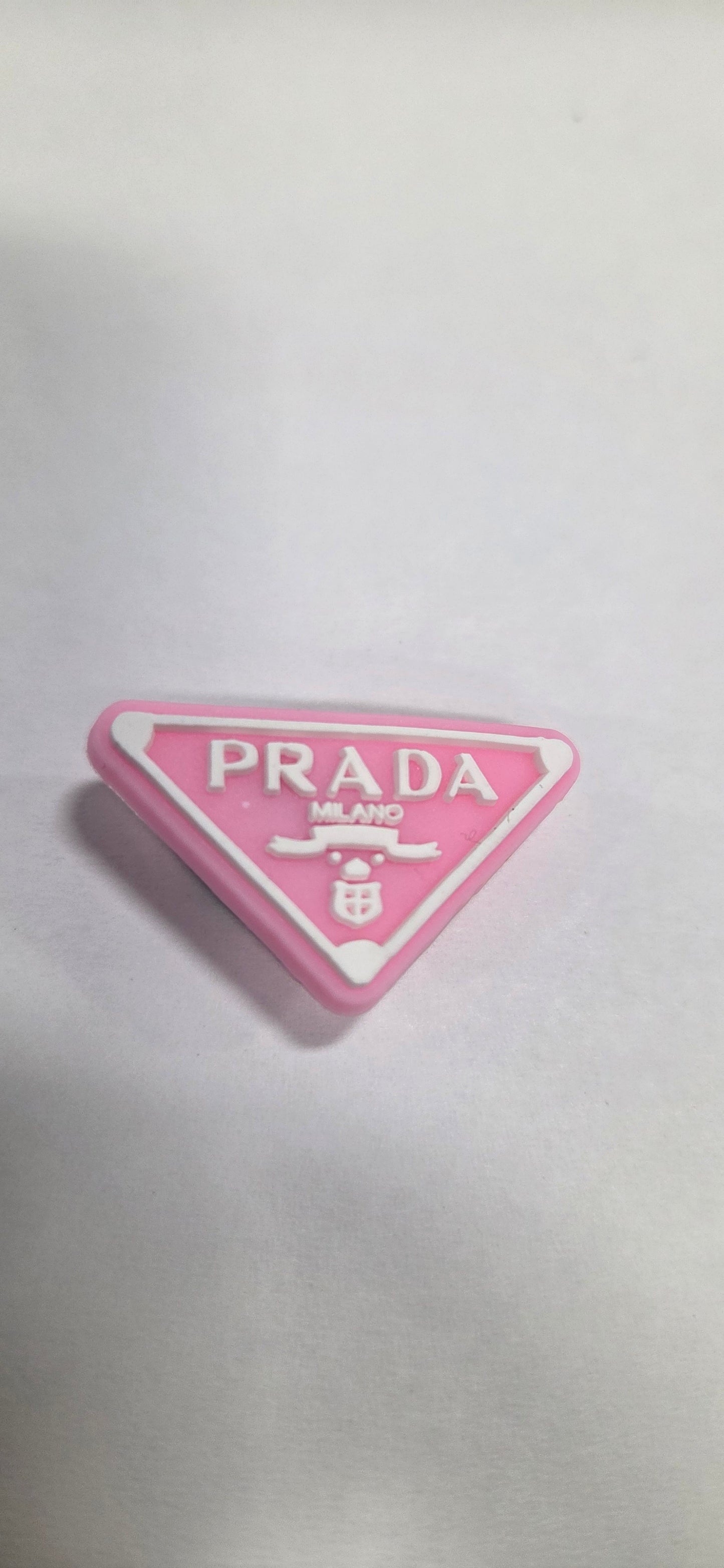 Prada Milano Triangle Logo Charm