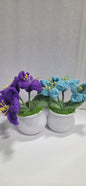 Crochet Triple Potted Plants